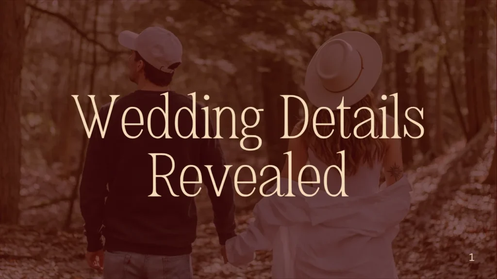 Buster Murdaugh Wedding: Details & Tips 2 Wedding Details Revealed